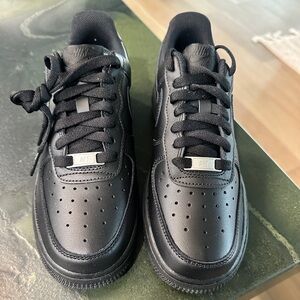 Black Nike Air Force Ones